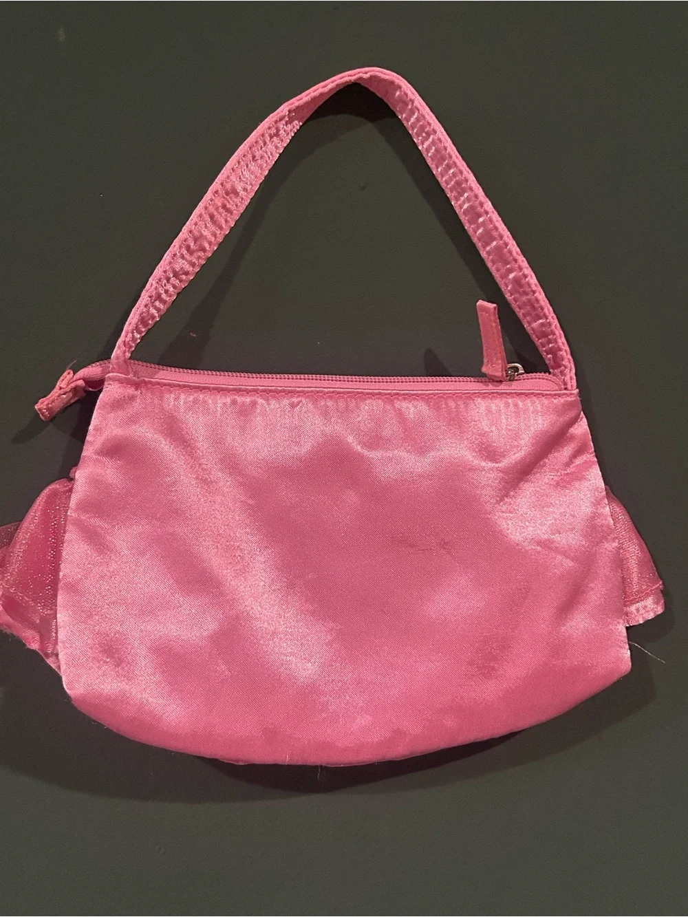 Vintage Y2K Hello Kitty Pink Floral Bow Shoulder Bag